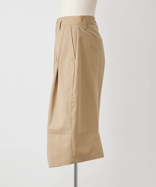 SHINYAKOZUKA（シンヤコヅカ）の「【SHINYAKOZUKA/シンヤコズカ】BAGGY SHORTS（その他パンツ・メンズ・ベージュ/ブラック・M/S）」の4枚目の写真