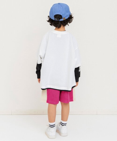 BREEZE(ブリーズ)の「【リンク/セットアップ可】サイドラインパイルハーフパンツ(その他パンツ・キッズ・イエロー/ネイビー/グリーン/ピンク・120/110/150/140/130/100/90)」の8枚目の写真