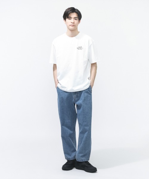TIGORA(ティゴラ)の「ティゴラ TIGORA デニムワイドパンツ CORDURA(R)使用(デニムパンツ・メンズ・ブラック/ブルー・M/L/LL/3L/S)」の5枚目の写真