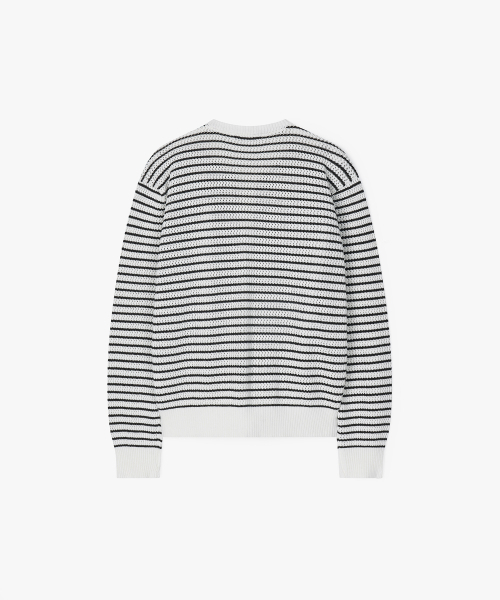 FLAWSROOM(フローズルーム)の「Aftersun Stripe Cardigan IVORY(カーディガン/ボレロ・メンズ・その他・MEDIUM/LARGE)」の3枚目の写真