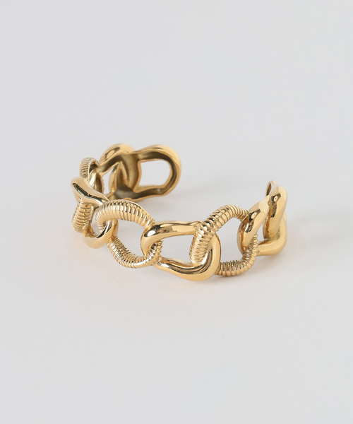 MERAKI（メラキ）の「MERAKI メラキ Metal Chain モチーフ バングル 3053563032（ブレスレット・レディース・ゴールド・FREE）」の6枚目の写真