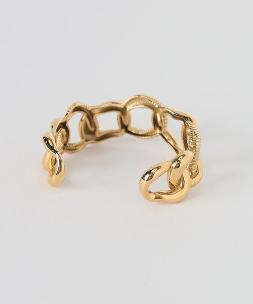 MERAKI（メラキ）の「MERAKI メラキ Metal Chain モチーフ バングル 3053563032（ブレスレット・レディース・ゴールド・FREE）」の7枚目の写真