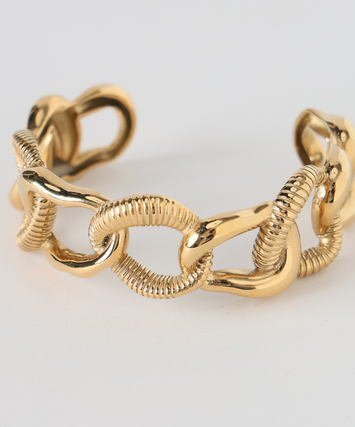 MERAKI（メラキ）の「MERAKI メラキ Metal Chain モチーフ バングル 3053563032（ブレスレット・レディース・ゴールド・FREE）」の8枚目の写真