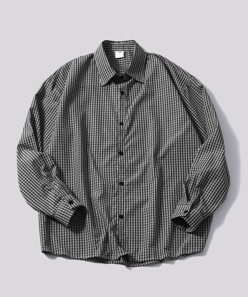 TOBEE（トゥビー）の「【TOBEE】リラックスフィット レギュラーカラー ストライプシャツ &チェックシャツ（シャツ/ブラウス・メンズ・ブルー/ブラック/ブラウン/ベージュ・MEDIUM/LARGE/X-LARGE）」の14枚目の写真