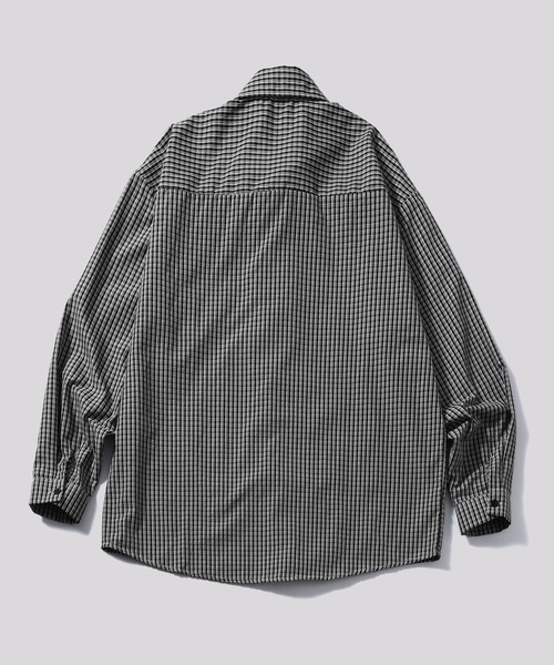 TOBEE（トゥビー）の「【TOBEE】リラックスフィット レギュラーカラー ストライプシャツ &チェックシャツ（シャツ/ブラウス・メンズ・ブルー/ブラック/ブラウン/ベージュ・MEDIUM/LARGE/X-LARGE）」の15枚目の写真