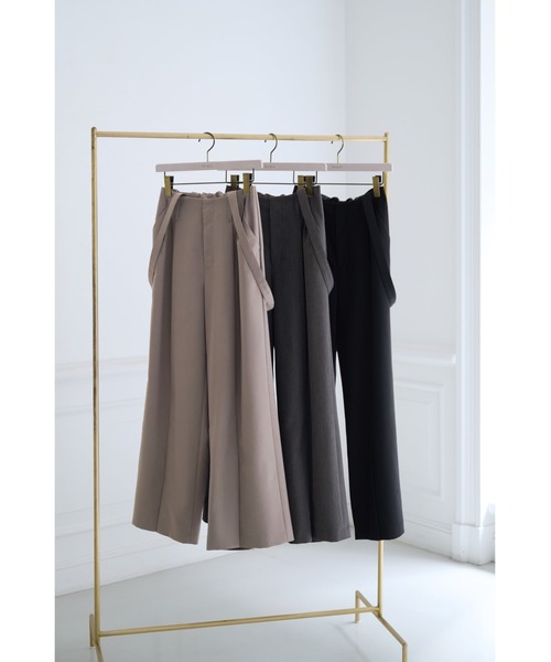 Front-Vent Suspender Pants（スラックス）｜Her lip to（ハーリップ
