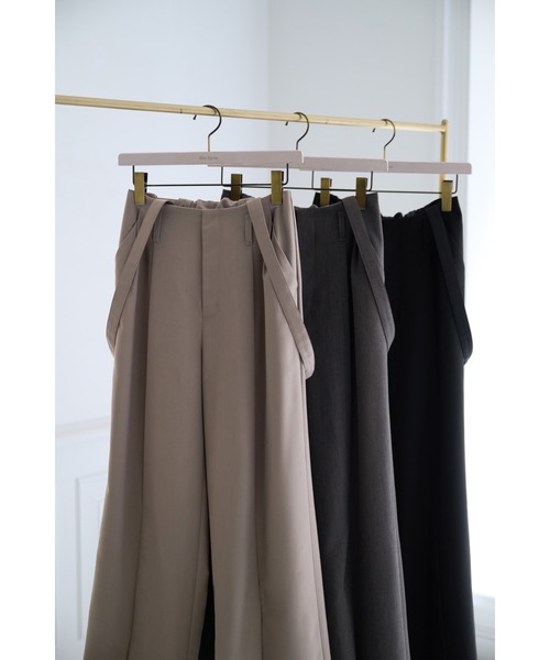 Front-Vent Suspender Pants（スラックス）｜Her lip to（ハーリップ