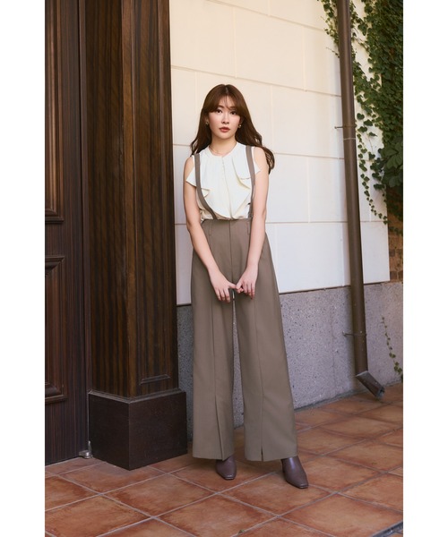 Front-Vent Suspender Pants（スラックス）｜Her lip to（ハーリップ
