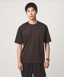 オーガニックコットン ポンチ クルーネック Tシャツ -接触冷感-