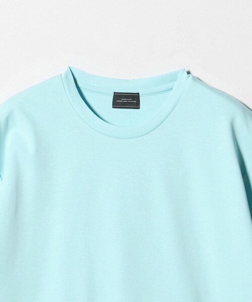 green label relaxing（グリーンレーベルリラクシング）の「オーガニックコットン ポンチ クルーネック Tシャツ -接触冷感-（Tシャツ/カットソー・メンズ・ダークグレー/ホワイト/ライトグレー/ライトブルー・XXL/L/S/M/XL）」の9枚目の写真