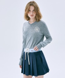 Mardi Mercredi（マルディメクルディ）の「COTTON PLEATED MINI SKIRT（スカート）」