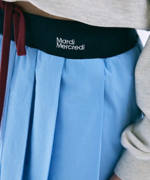 Mardi Mercredi（マルディメクルディ）の「COTTON PLEATED MINI SKIRT / コットン プリーツ ミニ スカート（スカート・レディース・ブルー/ネイビー・FREE）」の21枚目の写真