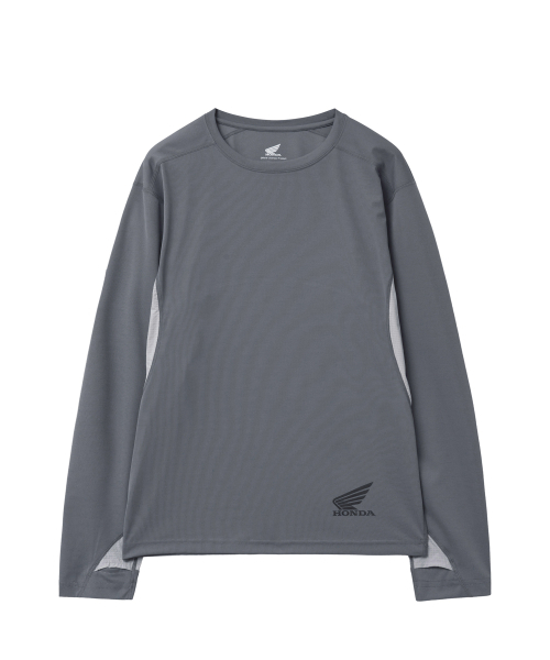 PHYPS MOTORCYCLE(フィップスモーターサイクル)の「H-Tech Mesh Ventilation Finger Hole Jersey Charcoal(Tシャツ/カットソー・レディース・その他・SMALL/MEDIUM/LARGE/X-LARGE)」の2枚目の写真