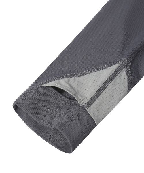PHYPS MOTORCYCLE(フィップスモーターサイクル)の「H-Tech Mesh Ventilation Finger Hole Jersey Charcoal(Tシャツ/カットソー・レディース・その他・SMALL/MEDIUM/LARGE/X-LARGE)」の5枚目の写真
