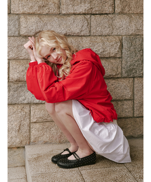 FORRR(フォルンルン)の「Stud Two Strap Maryjane - 2Color(スニーカー・レディース・ブラック/ブラウン・23cm/24cm/25cm)」の6枚目の写真