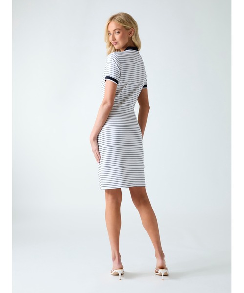 Guess（ゲス）の「ALPHONSINE Striped Dress ワンピース ドレス（ワンピース・レディース・ホワイト×ネイビー/ネイビー・SMALL/X-SMALL/MEDIUM/LARGE）」の8枚目の写真