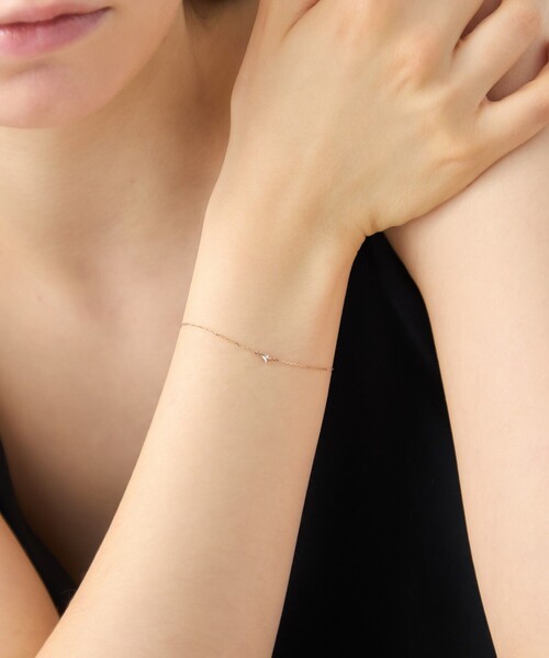 ete（エテ）の「[ムーンリット] K18MPG ダイヤモンド ブレスレット（ブレスレット・レディース・ピンクゴールド・FREE）」の5枚目の写真