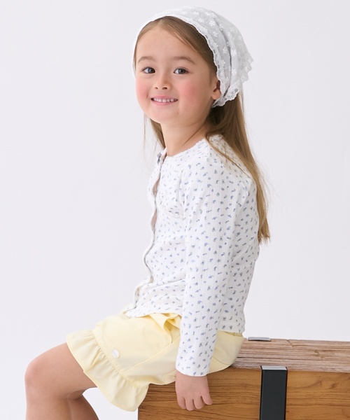 petit main（プティマイン）の「【リンク】UV針ぬきカットカーディガン（カーディガン/ボレロ・キッズ・カラフル/トップグレー/オフホワイト/レッド・110cm/100cm/130cm/120cm/80ｃｍ/90cm）」の16枚目の写真