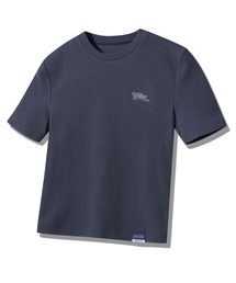 ウィメンズ スモールロゴ クロップリブ 半袖Tシャツ (JQ5TSF502DG)