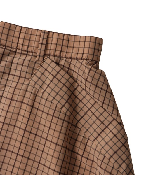DRESSLAVE（ドレスレイブ）の「sheer check irregular hem skirt(シアーチェックイレギュラーヘムスカート)（スカート・レディース・キャメル/ブラウン・38）」の13枚目の写真
