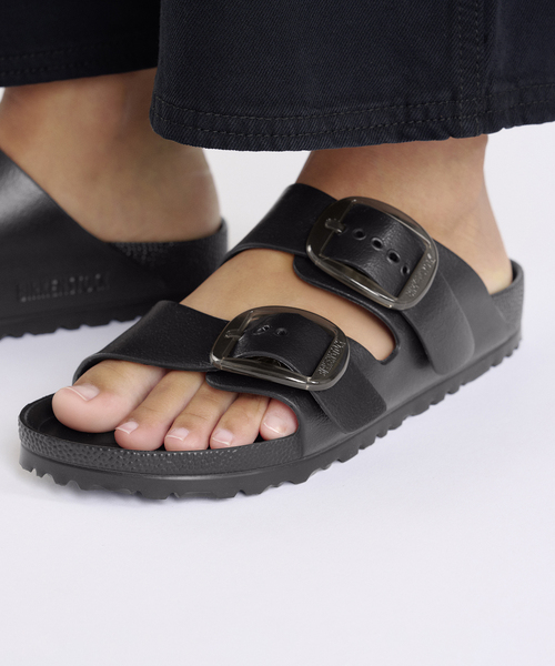 BIRKENSTOCK（ビルケンシュトック）の「BIRKENSTOCK/ビルケンシュトック Arizona Big Buckle EVA 1029641/1030389（サンダル・レディース・ブラック/ベージュ系その他・37/36/38）」の11枚目の写真