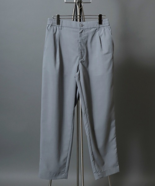 ANPAS(アンパス)の「Lightweight Quick-Dry Polyester Easy Pants / まるで空気 軽量ポリドライ タックテーパードイージーパンツ メンズ ボトムス(その他パンツ・メンズ・ライトグレー/ブラック/オフホワイト/ライトブルー・L/XL/M)」の1枚目の写真