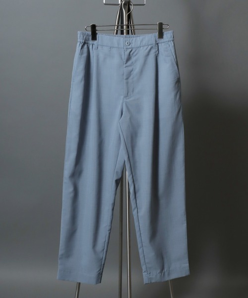 ANPAS(アンパス)の「Lightweight Quick-Dry Polyester Easy Pants / まるで空気 軽量ポリドライ タックテーパードイージーパンツ メンズ ボトムス(その他パンツ・メンズ・ライトグレー/ブラック/オフホワイト/ライトブルー・L/XL/M)」の4枚目の写真