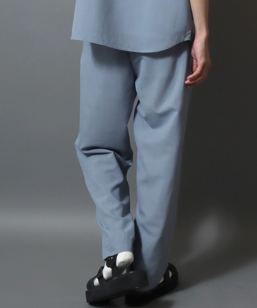 ANPAS(アンパス)の「Lightweight Quick-Dry Polyester Easy Pants / まるで空気 軽量ポリドライ タックテーパードイージーパンツ メンズ ボトムス(その他パンツ・メンズ・ライトグレー/ブラック/オフホワイト/ライトブルー・L/XL/M)」の22枚目の写真