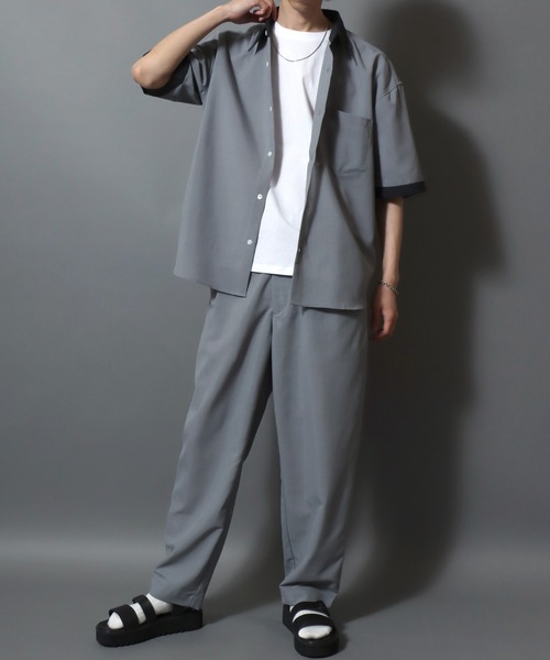 ANPAS(アンパス)の「Lightweight Quick-Dry Polyester Easy Pants / まるで空気 軽量ポリドライ タックテーパードイージーパンツ メンズ ボトムス(その他パンツ・メンズ・ライトグレー/ブラック/オフホワイト/ライトブルー・L/XL/M)」の17枚目の写真