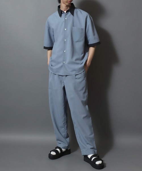 ANPAS(アンパス)の「Lightweight Quick-Dry Polyester Easy Pants / まるで空気 軽量ポリドライ タックテーパードイージーパンツ メンズ ボトムス(その他パンツ・メンズ・ライトグレー/ブラック/オフホワイト/ライトブルー・L/XL/M)」の7枚目の写真
