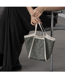 HIGHLOOP（ハイループ）の「フラワードットエコバッグショッパーバッグV2スモール（エコバッグ/サブバッグ）」