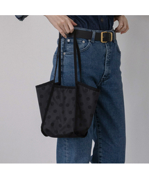 HIGHLOOP（ハイループ）の「フラワードットエコバッグショッパーバッグV2スモール（エコバッグ/サブバッグ）」