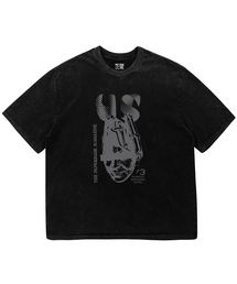 THE PAPERBACK MAGAZINE ピグメントダイング半袖Tシャツ