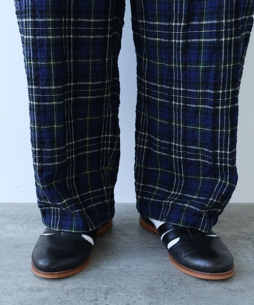 bulle de savon(ビュルデサボン)の「△サッカー タータンチェック パンツ(その他パンツ・レディース・ネイビー/レッド・FREE)」の19枚目の写真