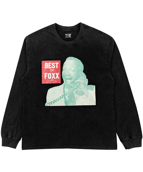 NAVYTEAM(ネイビーチーム)の「BEST OF FOXX ピグメントダイングロングTシャツ(Tシャツ/カットソー・レディース・ブラック・1/2/3)」の1枚目の写真