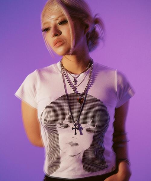 ROYAL FLASH(ロイヤルフラッシュ)の「MITSUKI/ミツキ/Royal girl T-shirt(ワンピース・レディース・ホワイト/ブラック・F)」の19枚目の写真