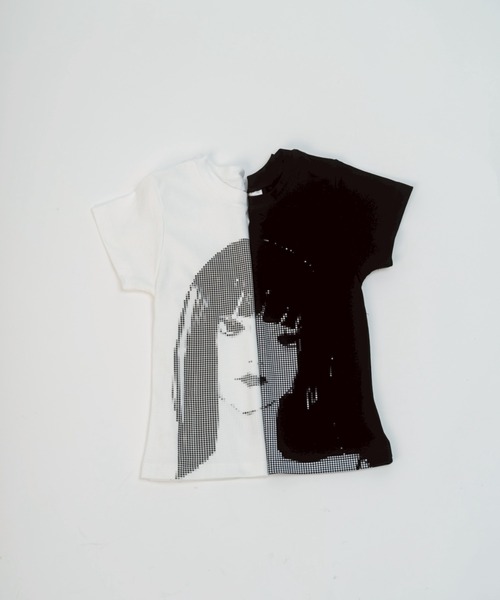 ROYAL FLASH(ロイヤルフラッシュ)の「MITSUKI/ミツキ/Royal girl T-shirt(ワンピース・レディース・ホワイト/ブラック・F)」の7枚目の写真
