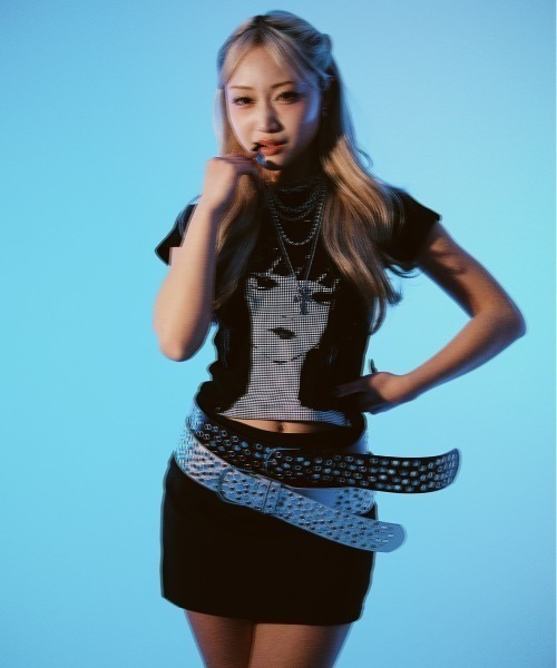 ROYAL FLASH(ロイヤルフラッシュ)の「MITSUKI/ミツキ/Royal girl T-shirt(ワンピース・レディース・ホワイト/ブラック・F)」の14枚目の写真