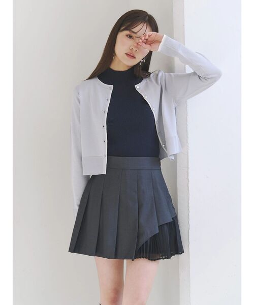 MERCURYDUO(マーキュリーデュオ)の「【UVカット加工】クルーネックカーディガン(カーディガン/ボレロ・レディース・ブラック/ライトグレー/オフホワイト・FREE)」の8枚目の写真