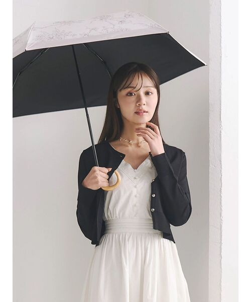MERCURYDUO(マーキュリーデュオ)の「【UVカット加工】クルーネックカーディガン(カーディガン/ボレロ・レディース・ブラック/ライトグレー/オフホワイト・FREE)」の12枚目の写真
