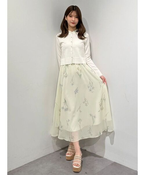 MERCURYDUO(マーキュリーデュオ)の「【UVカット加工】クルーネックカーディガン(カーディガン/ボレロ・レディース・ブラック/ライトグレー/オフホワイト・FREE)」の21枚目の写真