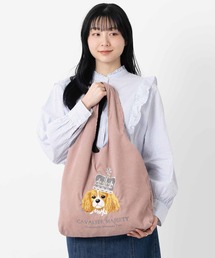 Jubilee 英国ロイヤル犬猫 刺繍 コーデュロイトートバッグ 限定デザイン