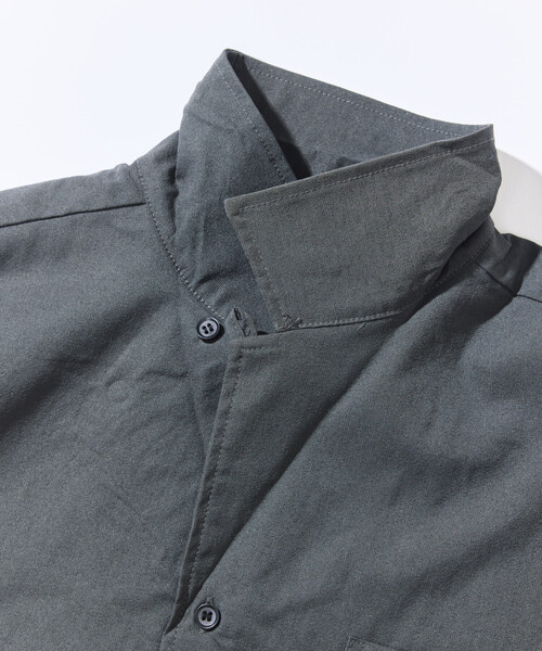 Firsthand（ファーストハンド）の「Firsthand/ファーストハンド ビッグシルエット ドライフロー ショートスリーブシャツ / セットアップ対応（シャツ/ブラウス・メンズ・ブラック/チャコールグレー・MEDIUM/LARGE）」の14枚目の写真
