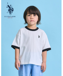 U.S. POLO ASSN.（ユーエスポロアッスン）の「【U.S. POLO ASSN.】ワイドシルエットリンガーTシャツ（Tシャツ/カットソー）」