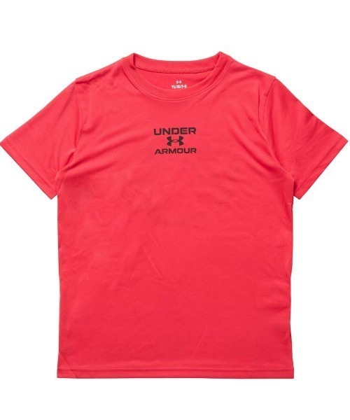 UNDER ARMOUR（アンダーアーマー）の「アンダーアーマー  UAテック サークルロゴ ショートスリーブ シャツ（Tシャツ/カットソー・キッズ・レッド/ブラック/ホワイト・130cm/140cm/150cm/160cm）」の3枚目の写真