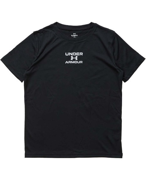 UNDER ARMOUR（アンダーアーマー）の「アンダーアーマー  UAテック サークルロゴ ショートスリーブ シャツ（Tシャツ/カットソー・キッズ・レッド/ブラック/ホワイト・130cm/140cm/150cm/160cm）」の2枚目の写真