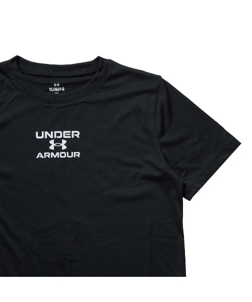 UNDER ARMOUR（アンダーアーマー）の「アンダーアーマー  UAテック サークルロゴ ショートスリーブ シャツ（Tシャツ/カットソー・キッズ・レッド/ブラック/ホワイト・130cm/140cm/150cm/160cm）」の6枚目の写真