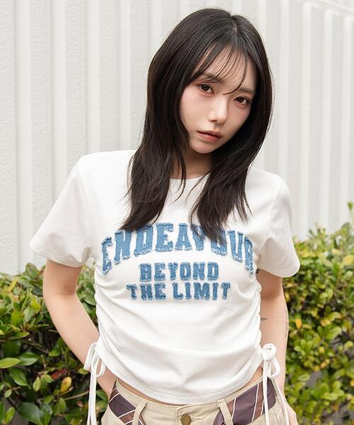 WEGO(ウィゴー)の「WEGO/【26年春夏新作】クラフトデザインサイドドロストT(Tシャツ/カットソー・レディース・その他3/その他1/その他2/その他4/その他5・FREE)」の13枚目の写真