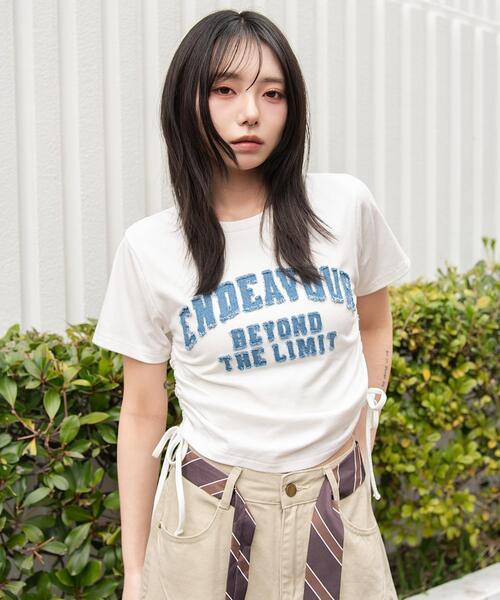WEGO(ウィゴー)の「WEGO/【26年春夏新作】クラフトデザインサイドドロストT(Tシャツ/カットソー・レディース・その他3/その他1/その他2/その他4/その他5・FREE)」の14枚目の写真