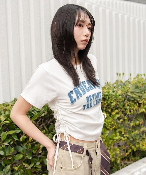WEGO(ウィゴー)の「WEGO/【26年春夏新作】クラフトデザインサイドドロストT(Tシャツ/カットソー・レディース・その他3/その他1/その他2/その他4/その他5・FREE)」の16枚目の写真